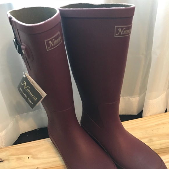natural reflections rain boots